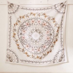UO floral medallion tapestry 84” x 84”